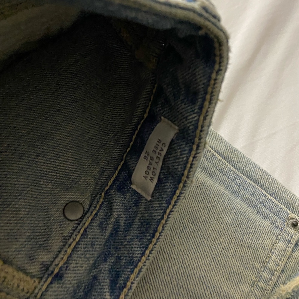 PacSun Light Blue Low Rise Casey Baggy Denim Jeans - Picture 3 of 7